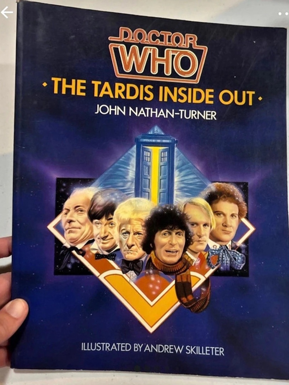 Random House The TARDIS Inside Out Doctor Who Book Illustrated 1985